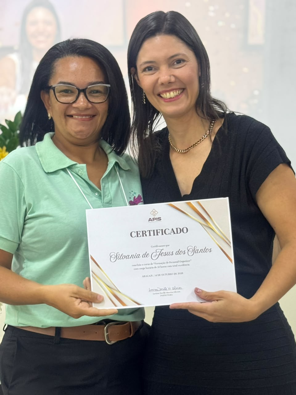 Aluna certificada na Imersão Organizer