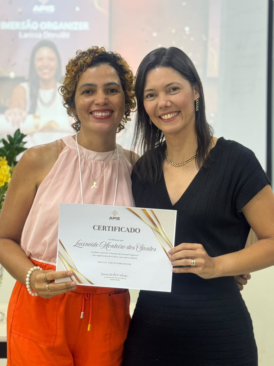 Aluna certificada na Imersão Organizer