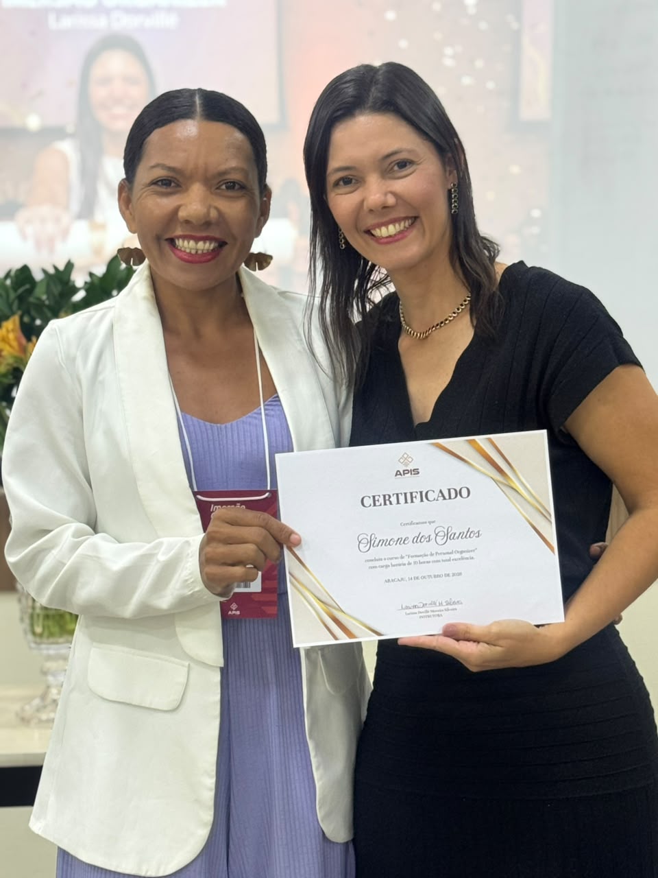 Aluna certificada na Imersão Organizer